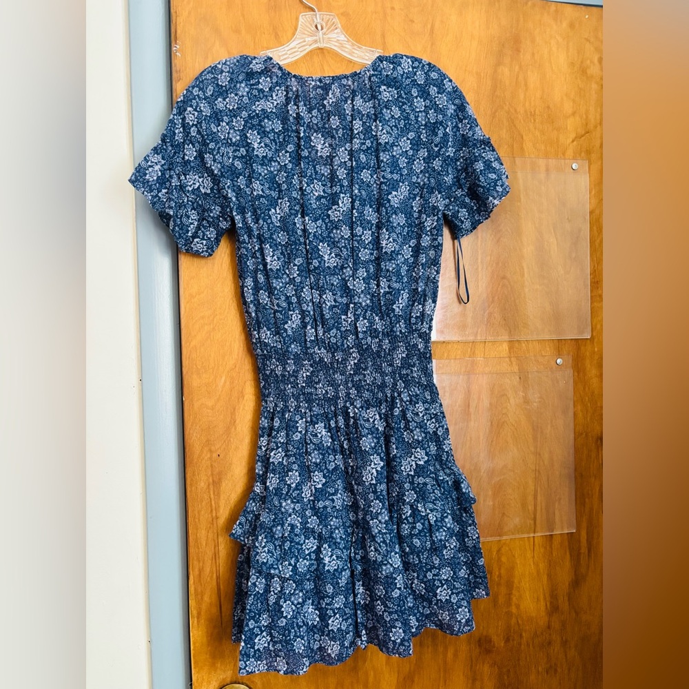 Parker Navy Floral Dress - Picture 3 of 3